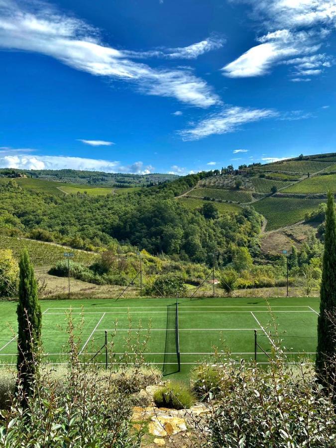 Villa Rignana Chianti Estate, Pool, Tennis,Cook Greve in Chianti Exteriör bild
