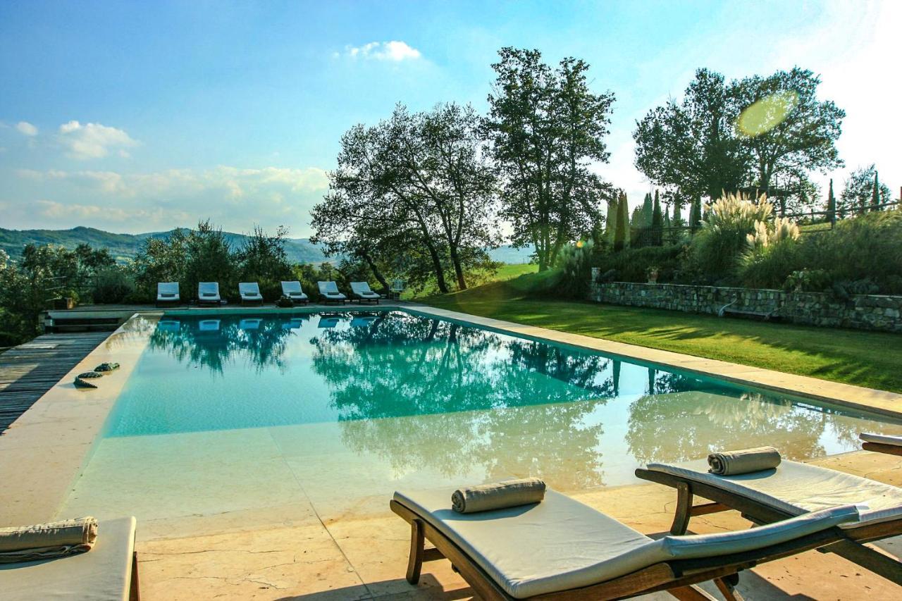 Villa Rignana Chianti Estate, Pool, Tennis,Cook Greve in Chianti Exteriör bild