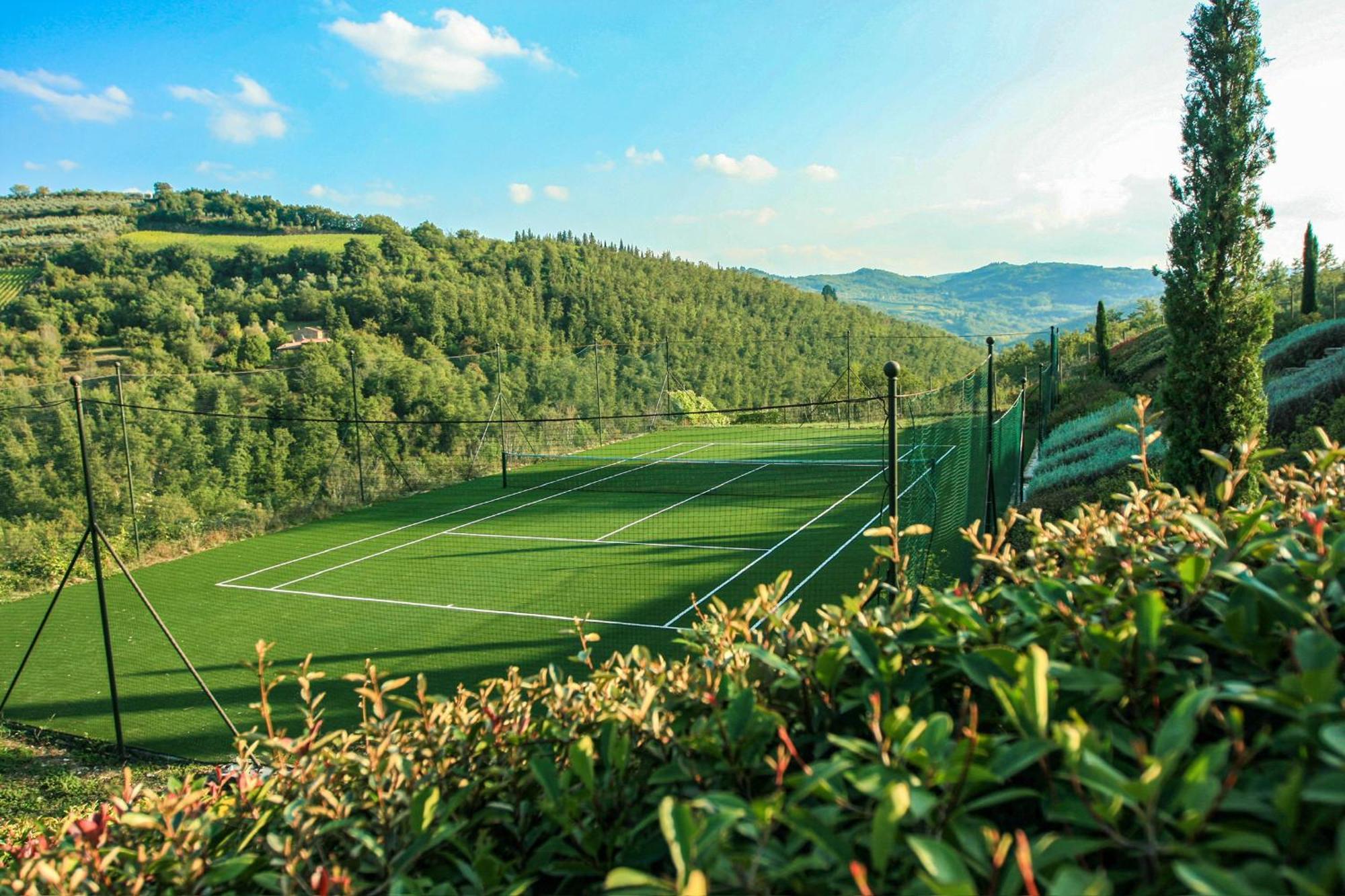 Villa Rignana Chianti Estate, Pool, Tennis,Cook Greve in Chianti Exteriör bild
