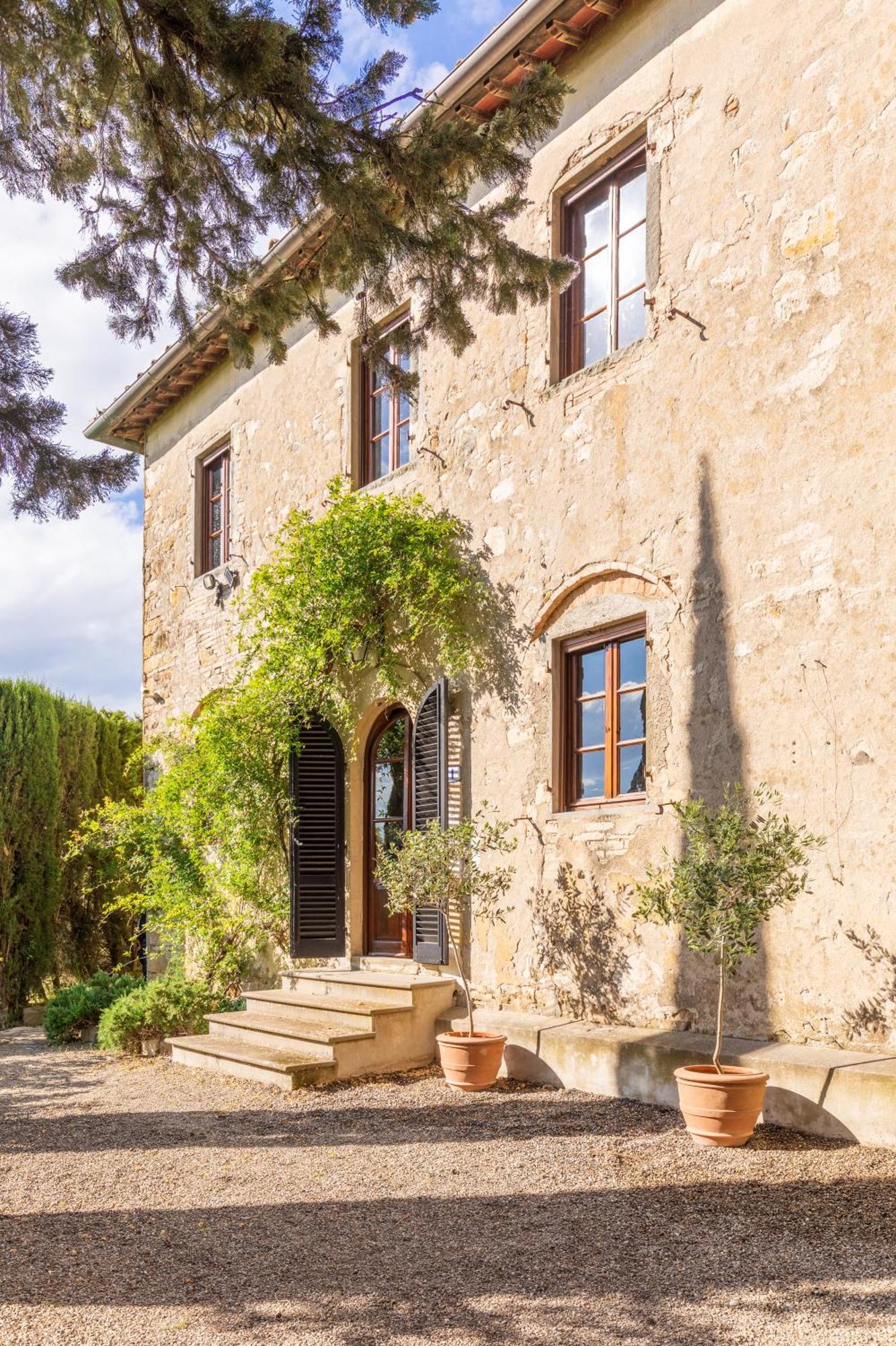 Villa Rignana Chianti Estate, Pool, Tennis,Cook Greve in Chianti Exteriör bild