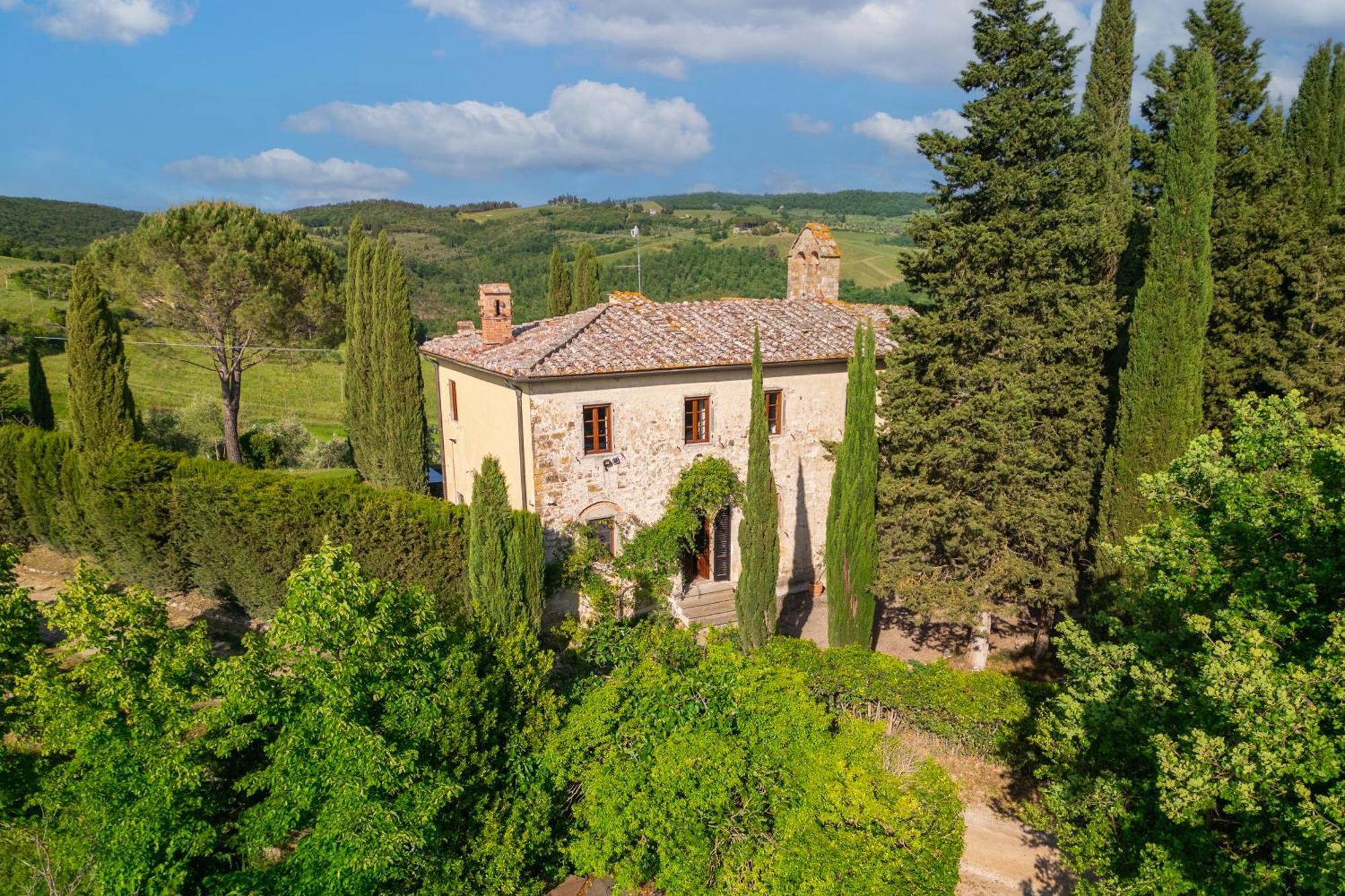 Villa Rignana Chianti Estate, Pool, Tennis,Cook Greve in Chianti Exteriör bild